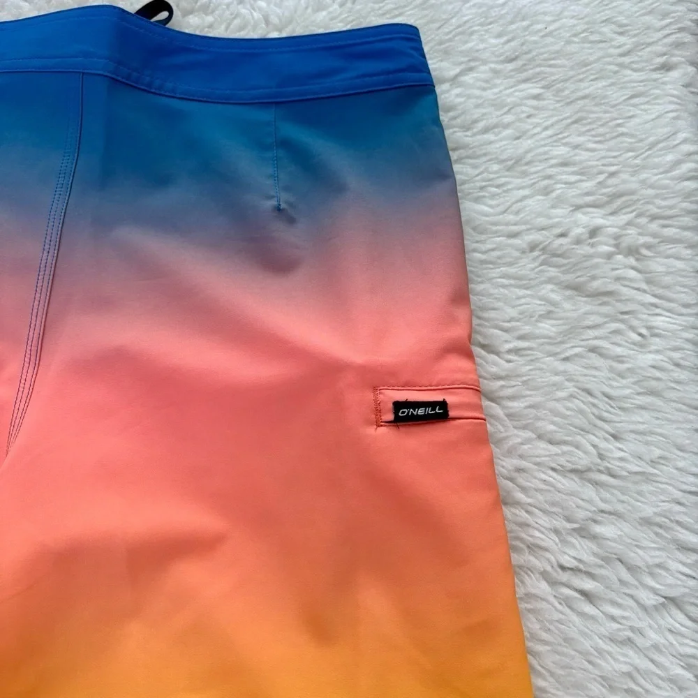 O’Niell Gradient Swim Shorts - Blue, Pink, Yellow